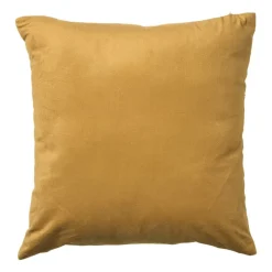 Xenos Kussens-Kussen jacquard ruit - geel - 45x45 cm