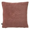 Xenos Kussens-Kussen met blokjes - roze - 45x45 cm