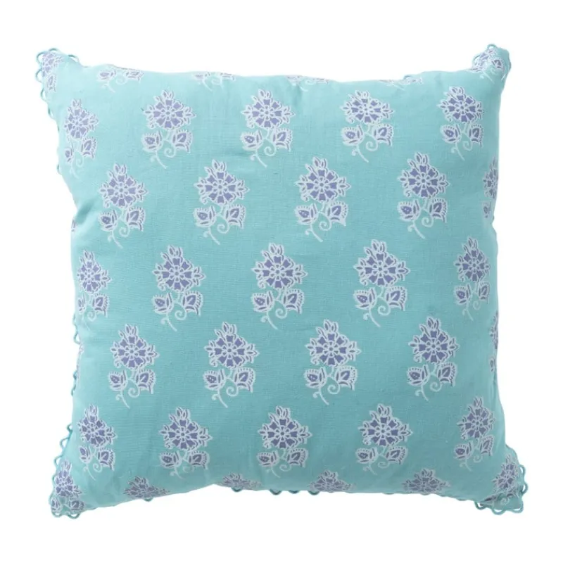 Xenos Kussens-Kussen met print - blauw - 45x45 cm