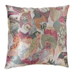Xenos Kussens-Kussen vogels - multikleur - 45x45 cm