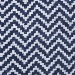 Xenos Kussens-Kussen zigzag - blauw - 45x45 cm