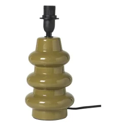 Xenos Lampenvoeten-Lampvoet lagen - groen - ø11.2x18 cm