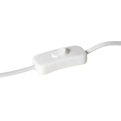 Xenos Staande Lampen|Lampenkappen-Lampvoet met kap - beige - ø20x65 cm