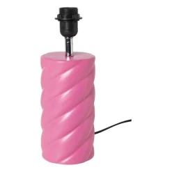 Xenos Lampenvoeten-Lampvoet spekje - roze - ø11.5x31.5 cm