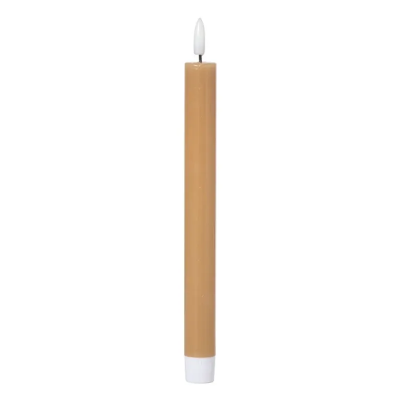 Xenos Led Kaarsen-LED dinerkaars - geel - ø2.2x24.5 cm