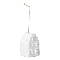 Xenos Kerstcadeaus|Kerstverlichting-LED kersthuisje wit - 7.5x4.5x4.5 cm - diverse varianten