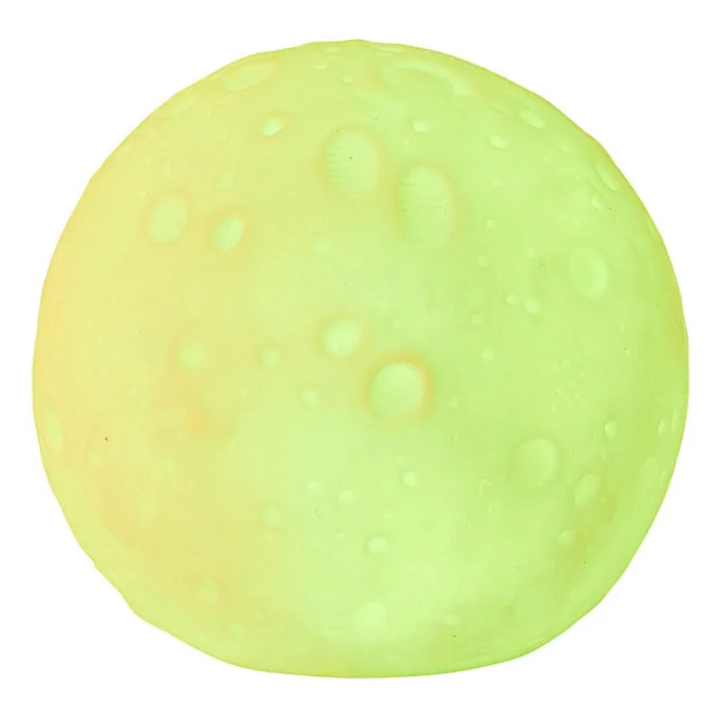 Xenos Kerstcadeaus|Led Lampen-LED lamp maan - met kleurovergang - ø8x7.5 cm