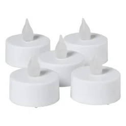 Xenos Led Kaarsen-LED waxinelichten - set van 5