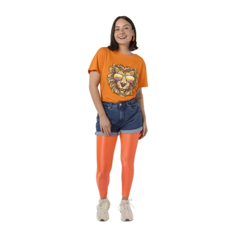 Xenos Verkleedkleding-Legging - oranje