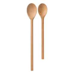 Xenos Keukengerei-Lepel ovaal - set van 2 - 2x30x4.5 cm