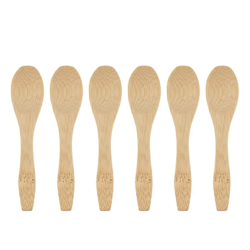 Xenos Lepels-Lepels bamboe - 9 cm - set van 6