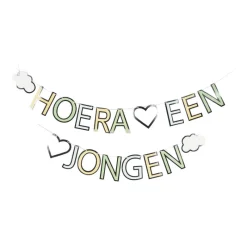 Xenos Babyshower-Letterslinger jongen - 250 cm