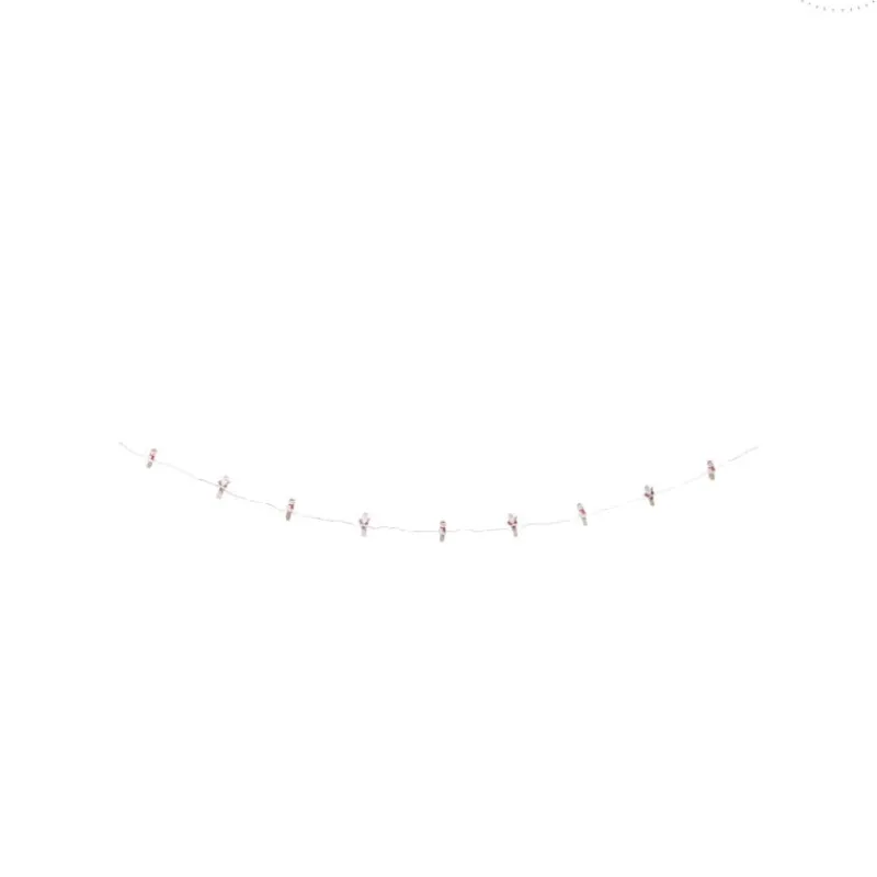 Xenos Kerstverlichting|Kerstslingers-Lichtslinger met knijpers kerst - 30 cm - diverse varianten