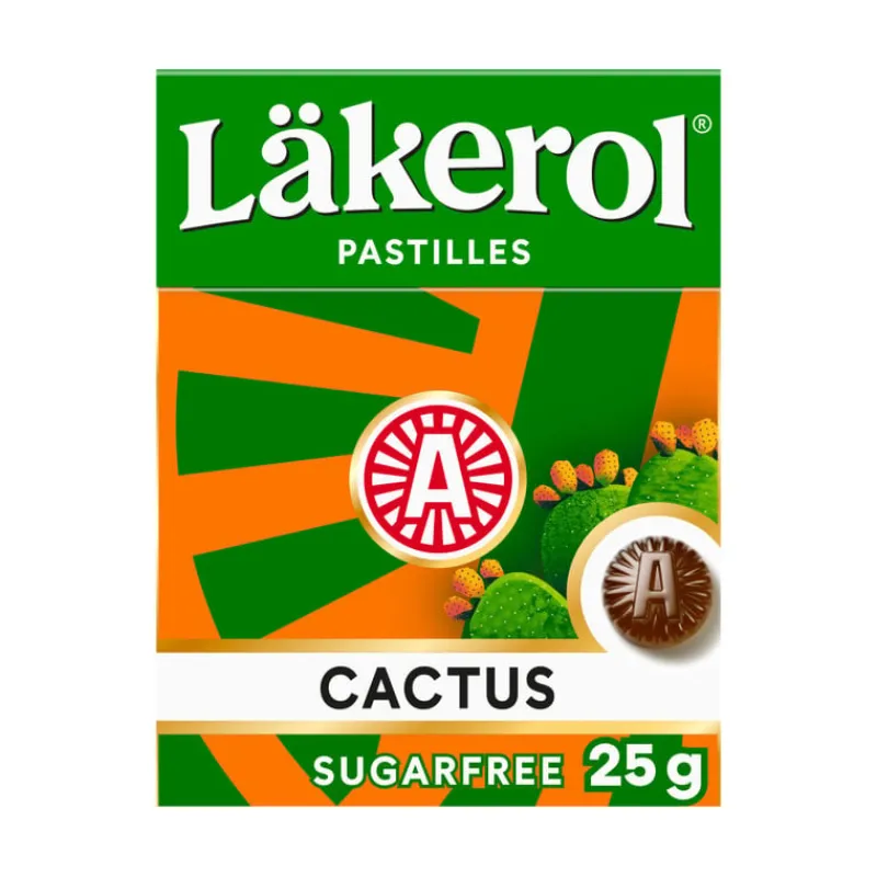 Xenos Snoep-Läkerol pastilles - cactus - 25 gram