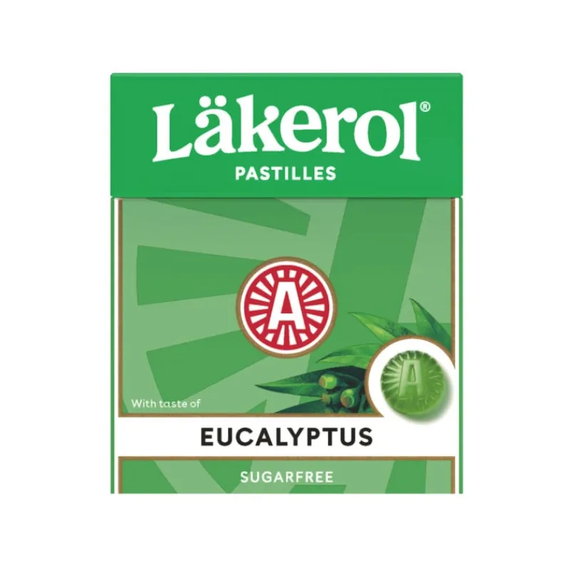 Xenos Snoep-Läkerol pastilles - eucalyptus - 25 gram