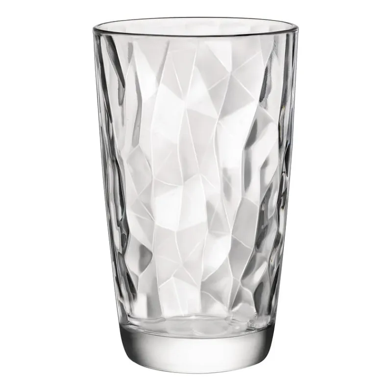 Xenos Waterglazen-Longdrinkglas diamond - 470 ml