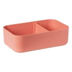 Xenos Broodtrommels-Lunchbox met elastiek - oranje - 1 liter