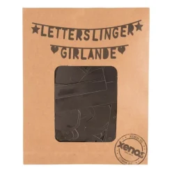 Xenos Knutselpakketten|Slingers-Maak je eigen letterslinger - zwart