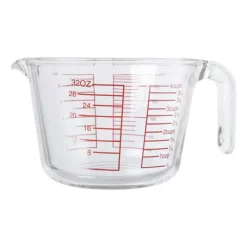 Xenos Keukengerei-Maatbeker - glas - 1 liter