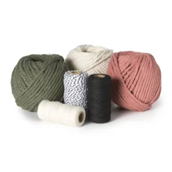 Xenos Garen|Knutselspullen-Macrame koord - naturel - 2mm