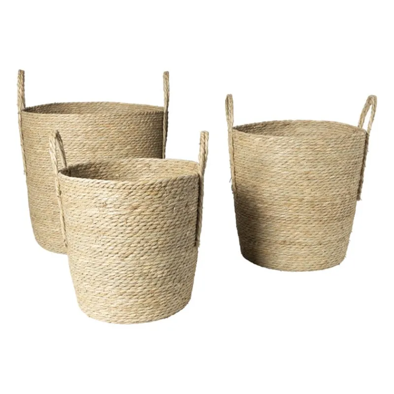 Xenos Manden|Manden-Mand Basix rond - ø34x35 cm - naturel