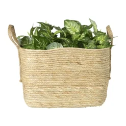 Xenos Manden|Manden-Mand Basix vierkant - 34x34x34 cm - naturel