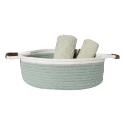Xenos Manden|Manden-Mand colors laag - groen/wit - ø30x10 cm
