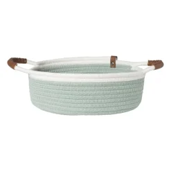 Xenos Manden|Manden-Mand colors laag - groen/wit - ø27x9 cm