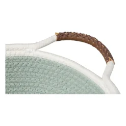 Xenos Manden|Manden-Mand colors laag - groen/wit - ø27x9 cm