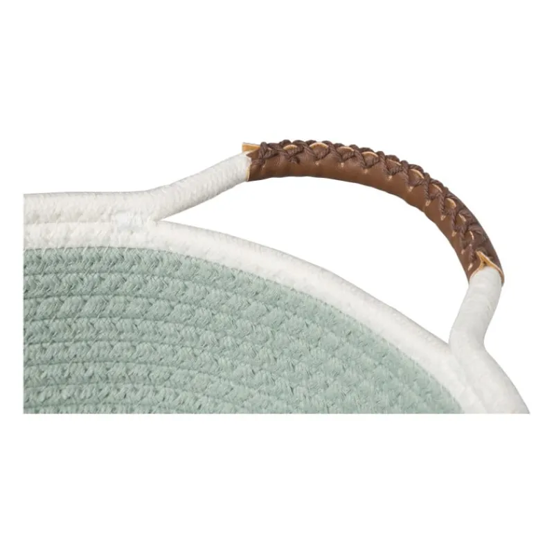 Xenos Manden|Manden-Mand colors laag - groen/wit - ø27x9 cm