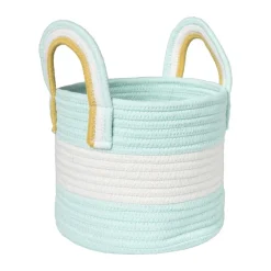 Xenos Manden|Manden-Mand colors met hengsels - blauw/wit - ø17x21 cm