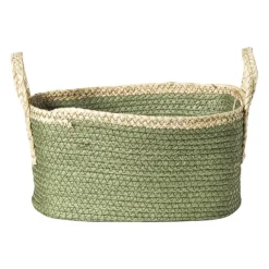 Xenos Manden|Manden-Mand colors rechthoekig - groen/bruin - 16x30x20 cm