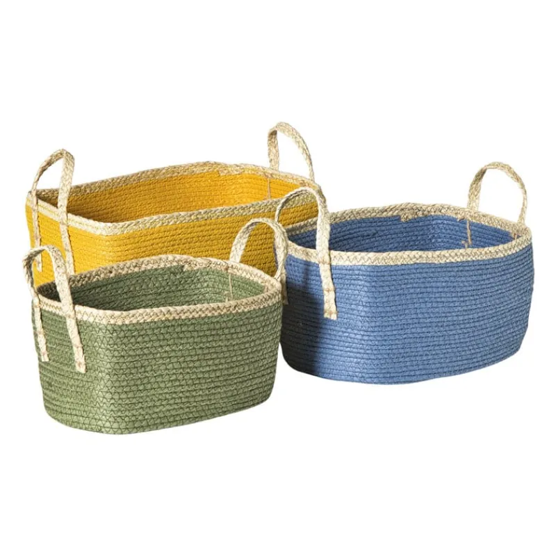 Xenos Manden|Manden-Mand colors rechthoekig - groen/bruin - 16x30x20 cm