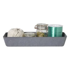 Xenos Manden|Manden-Mand vilt langwerpig - grijs - 6x36x14 cm