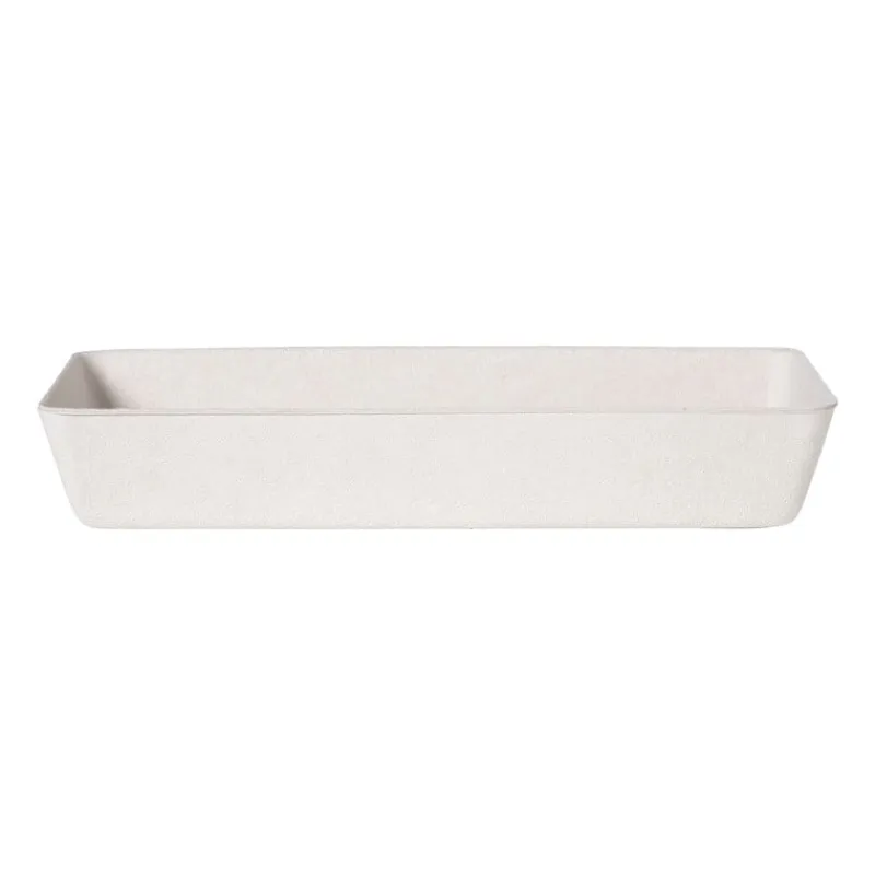 Xenos Manden|Manden-Mand vilt langwerpig - wit - 6x36x14 cm
