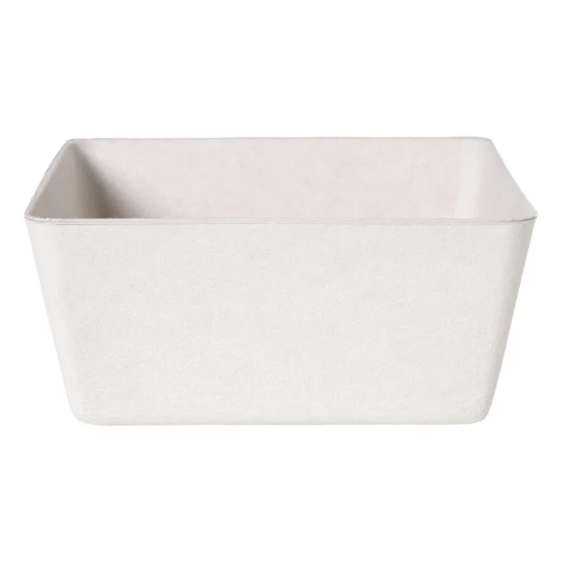 Xenos Manden|Manden-Mand vilt middel - wit - 11x25x25 cm