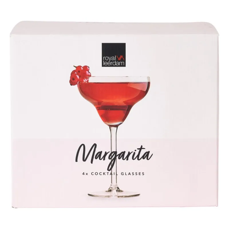 Xenos Glazensets|Cocktailglazen-Margaritaglas - 300 ml - set van 4
