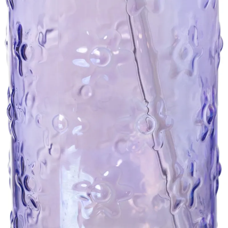 Xenos Mason Jars-Mason jar iriserend - paars - ø7.5x14 cm
