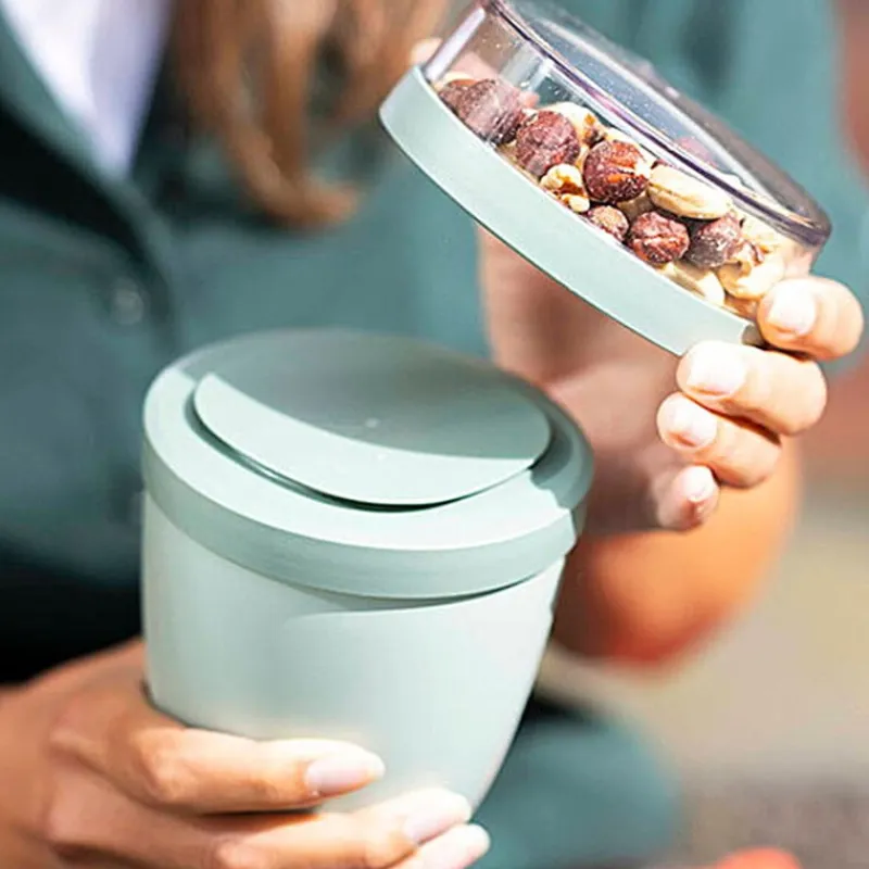 Mepal Broodtrommels-lunchpot - lichtgroen - 500 ml + 200 ml