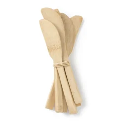 Xenos Messen-Messen bamboe - 16 cm - set van 6