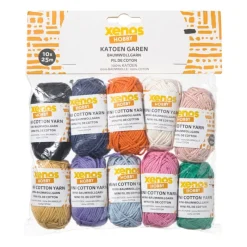 Xenos Garen-Mini garen - multikleur - set van 10