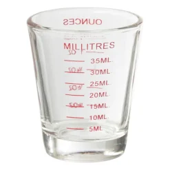 Xenos Keukengerei-Mini maatbeker - glas - 30 ml