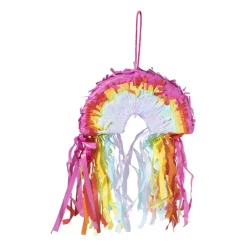Xenos Piñatas-Mini piñata regenboog - multikleur - 10x15x4 cm
