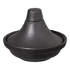 Xenos Ovenschalen-Mini tajine - mat zwart - ø10.5 cm