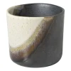 Xenos Mokken-Mok cortado klein - beige/zwart - 260 ml