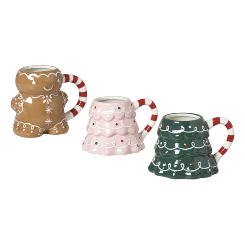 Xenos Kerst|Kerstcadeaus-Mok gingerman - bruin