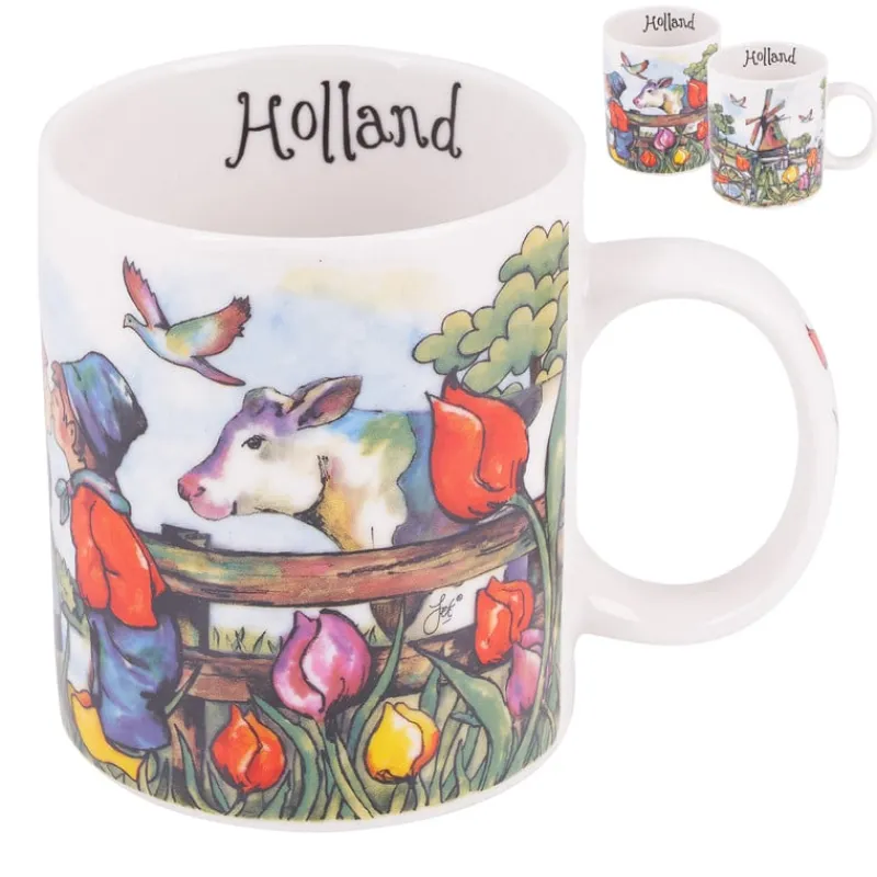 Xenos Holland Souvenirs-Mok Holland - diverse varianten -35 cl
