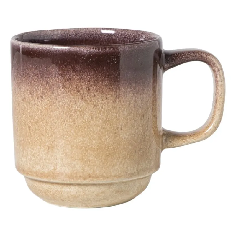 Xenos Mokken-Mok Olivia - bordeauxrood/beige - 270 ml