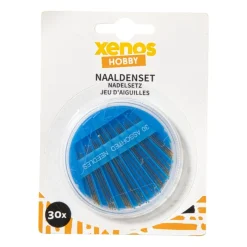 Xenos Knutselspullen-Naaldenset - set van 30 - diverse varianten