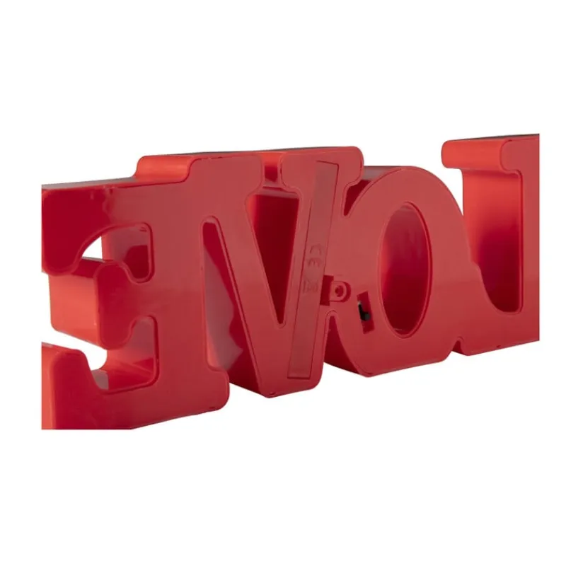 Xenos Led Lampen-Neon LED lamp LOVE - rood - 30x10 cm